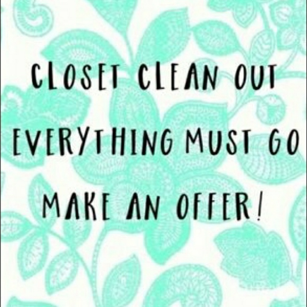 Closet clean out!
